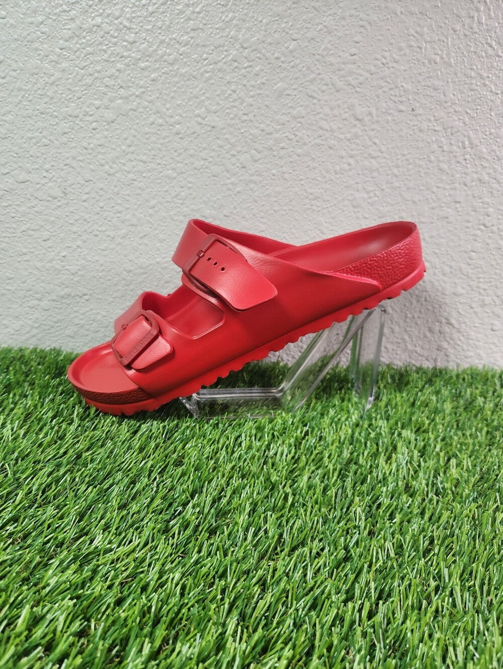 Birkenstock Arizona Essentials Slide-On Sandal Red NEW waterproof Men Size 11